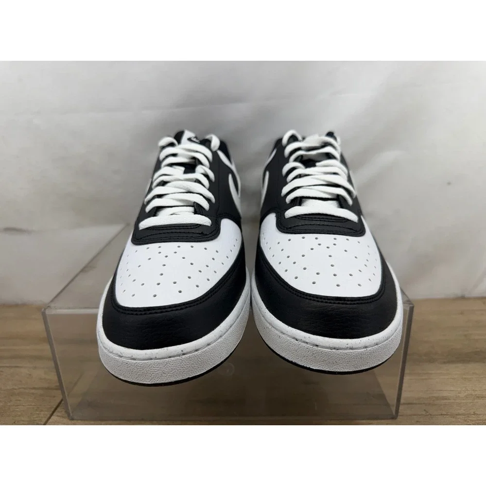 Nike Court Vision Lo Black White Panda Sneakers Mens 11.5 HM9862-001